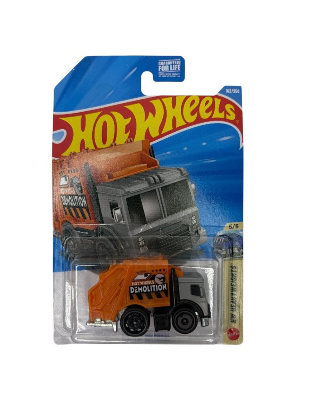 Hot Wheels Treasure Hunt Total Disposal HW Heavyweights 5/5 Garbage Truck 162/25